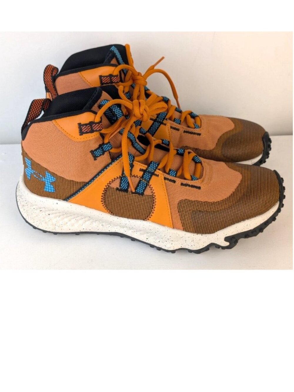 Men's US 11 - Under Armour Charged Maven Trek - Honey Orange -3026370-800